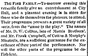 “The Fish Family.” Providence Evening Press, February 10, 1868.