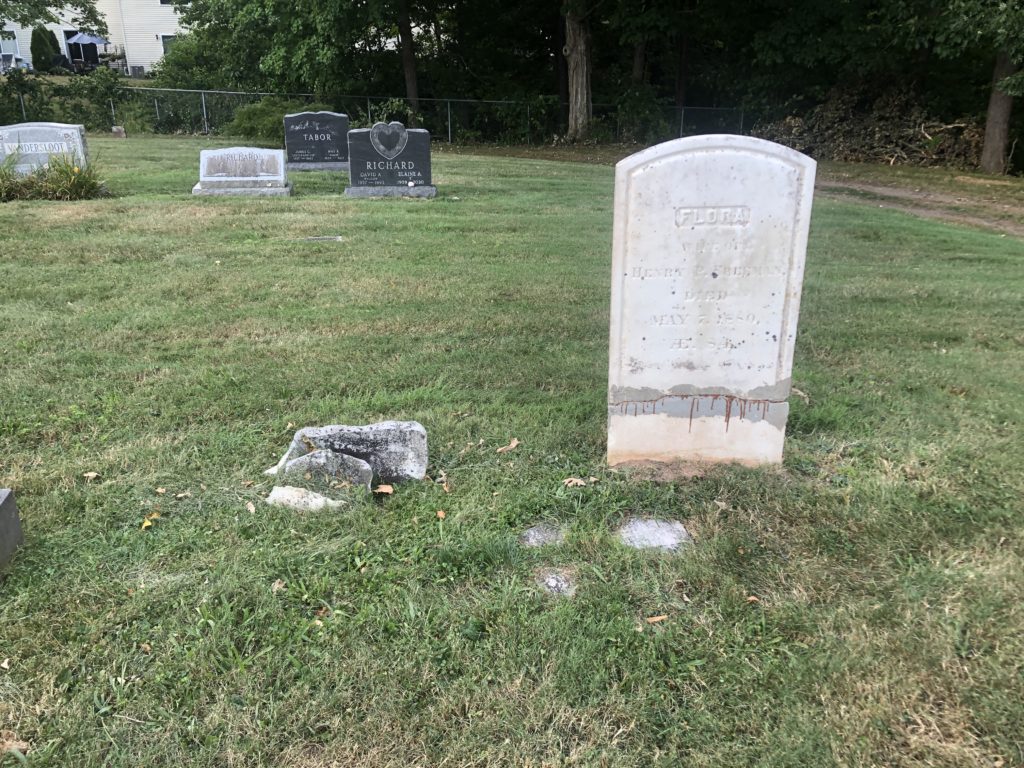 Henry and Flora Freeman's headstones